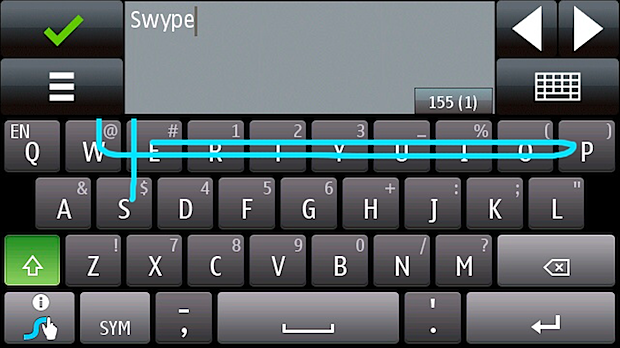 Swype Nokia Symbian