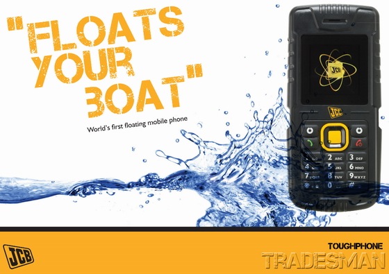 JCB Tradesman celular flotante