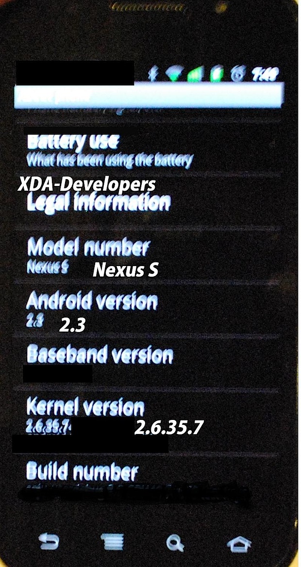 Informacion Nexus S