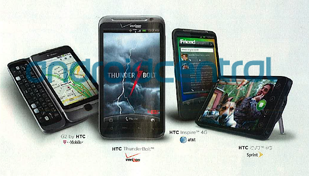 HTC 4G aviso
