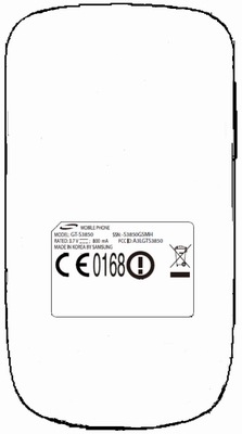Samsung S3850 Corby II FCC
