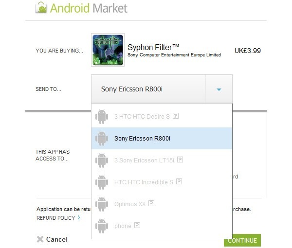 PS One Android Market