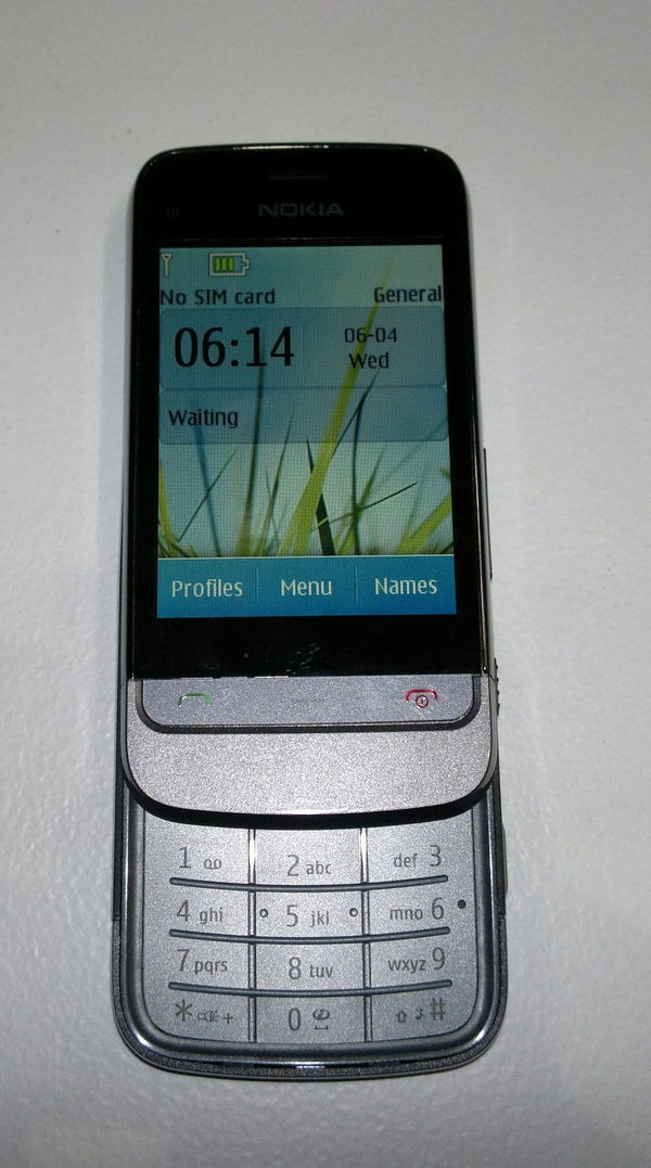 Nokia Touch and Type slider