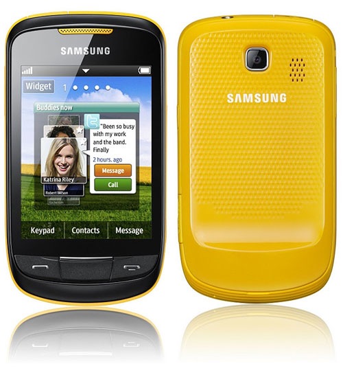 Samsung corby 2 amarillo