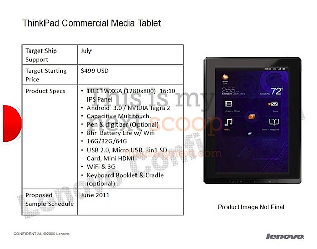 ThinkPad tablet 