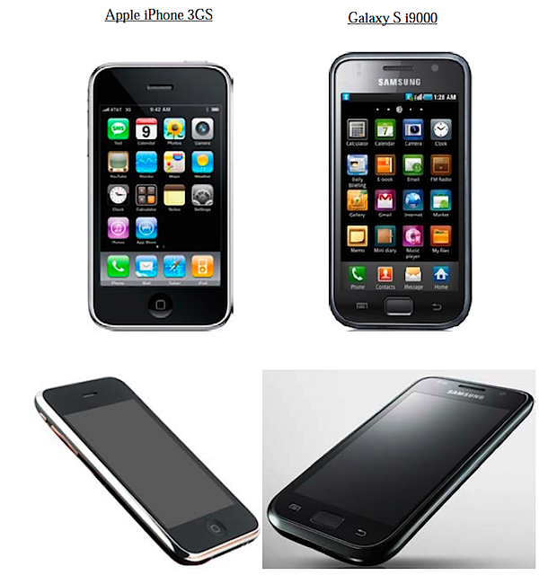 Apple vs Samsung galaxy