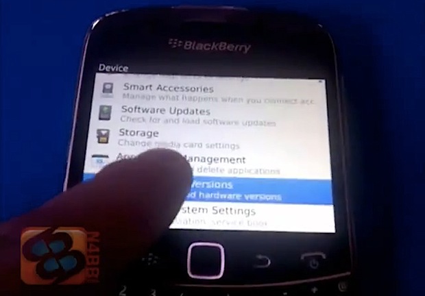 blackberry bold touch video preview