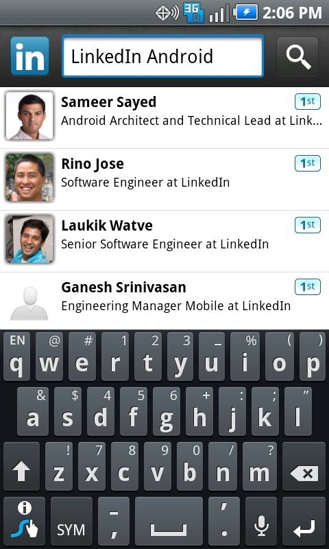 Android linkedIn 
