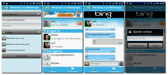 windows live messenger android