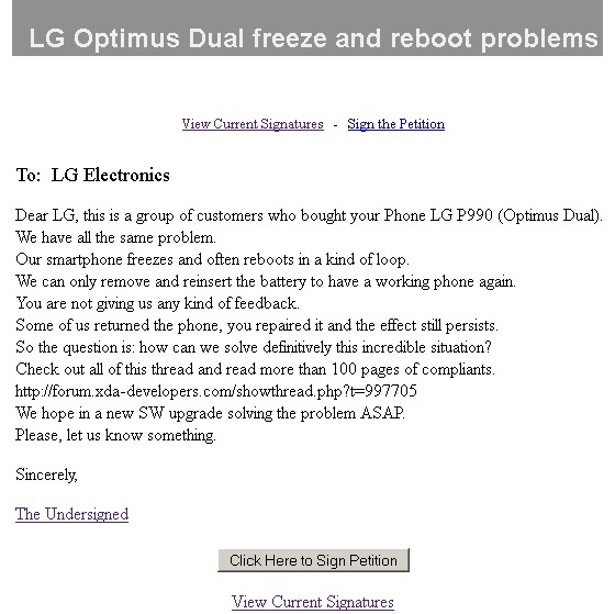 LG Optimus 2X problemas