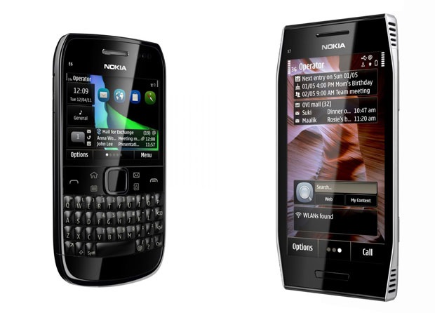 nokia e6 x7 symbian anna
