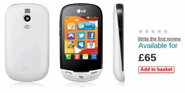 LG Ego Wi-Fi Vodafone UK