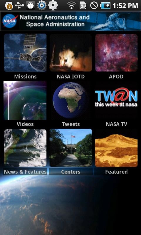 NASA para Android