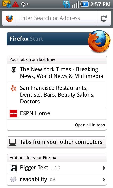 firefox 6.0 Android