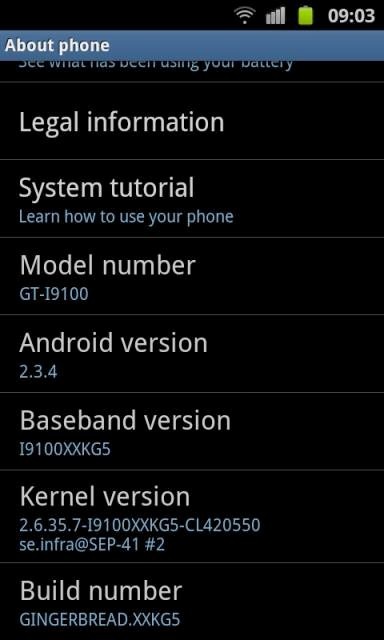 Actualización Android 2.3.4 Samsung Galaxy S II