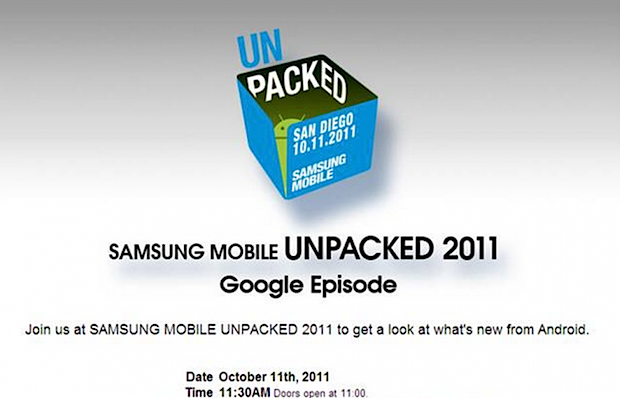 Samsung Unpacked Google ICS