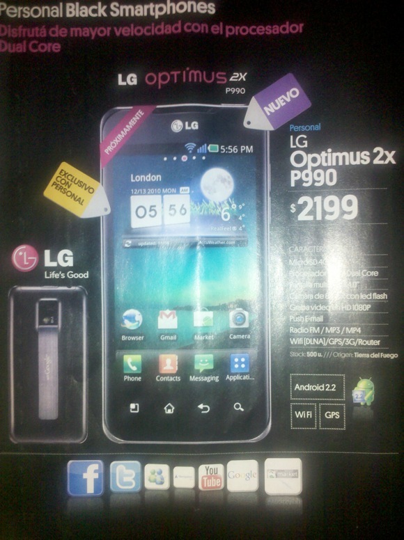 Personal LG Optimus 2X