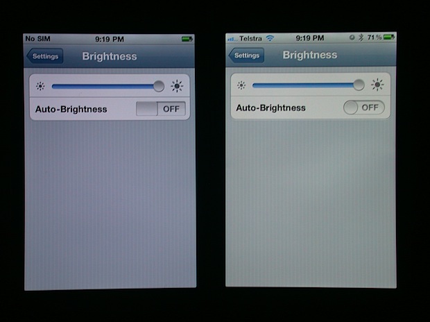 iPhone 4 and 4S pantalla
