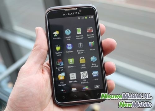 alcatel 995 Android 2.3