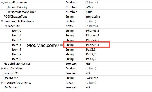 iPhone5,1 ios 5.1