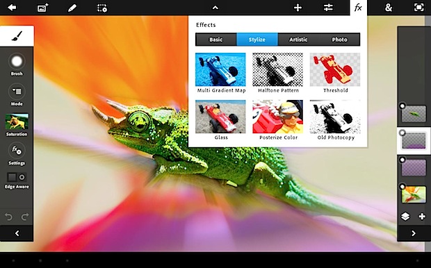 photoshop touch android tablet
