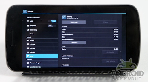 Android ICS tablet