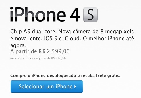 brasil iphone 4s