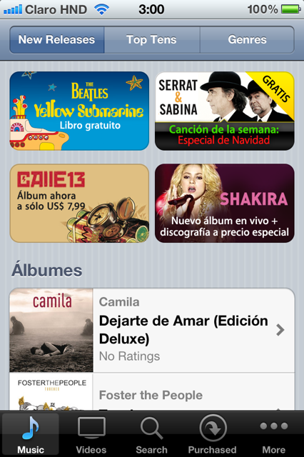 iTunes Latinoamérica