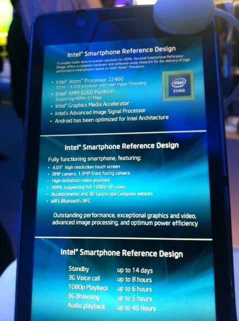 Intel celular android