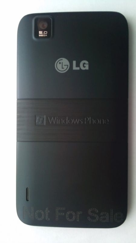 LG Miracle Windows Phone camara