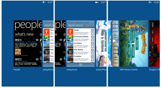 Windows Phone tango multitarea