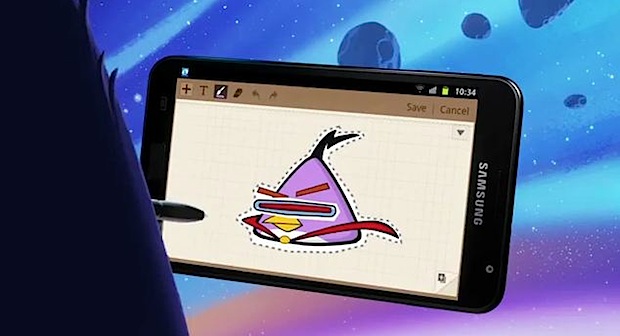 galaxy note angry birds space