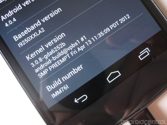 imm76i Galaxy Nexus GSM