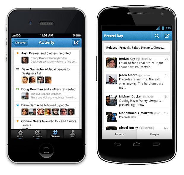 iphone android Twitter