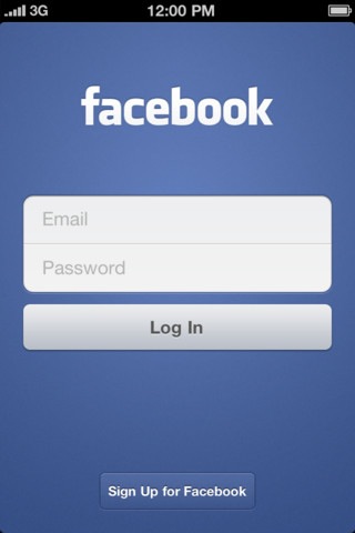Facebook iPad retina