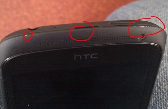 HTC One S rayas