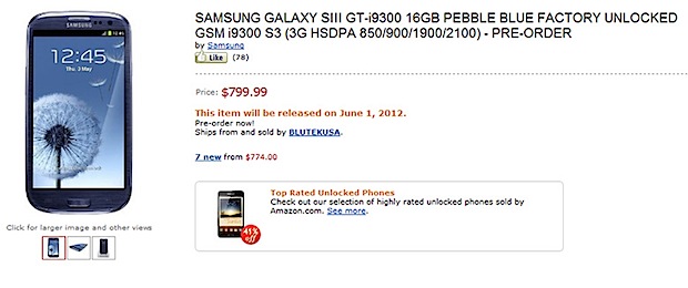 Samsung Galaxy S III Amazon