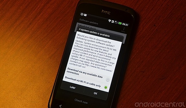 HTC One S actualizacion firmware