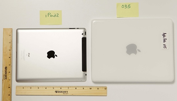ipad prototipo comparado iPad 2