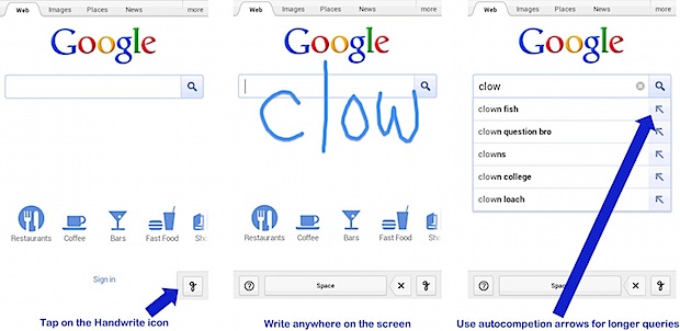 Google Handwrite