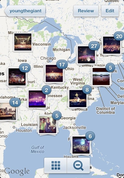 Instagram mapas de fotos