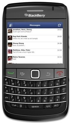 facebook messenger blackberry