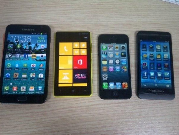 blackberry 10 vs iphone 5 vs lumia 920 vs galaxy note