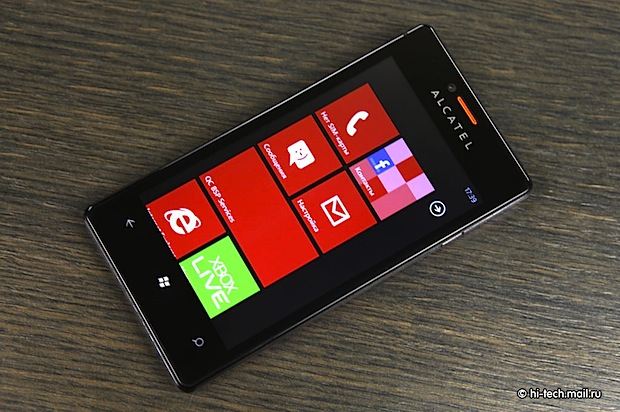 One Touch View Windows Phone 7