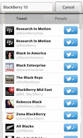 Twitter BlackBerry
