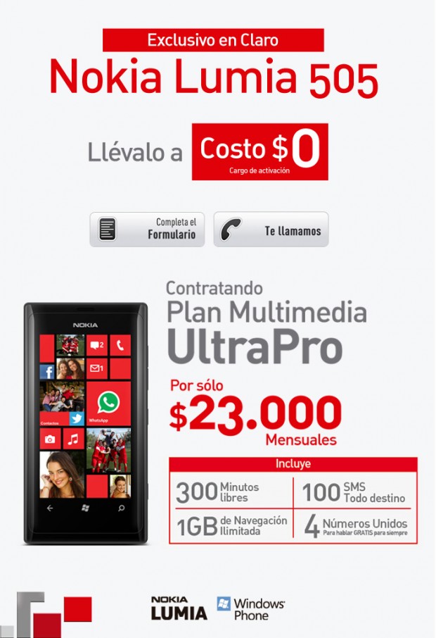 Lumia 505 Chile