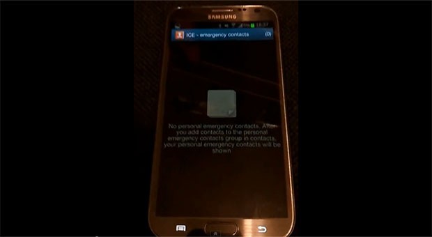 Galaxy Note II vulnerabilidad
