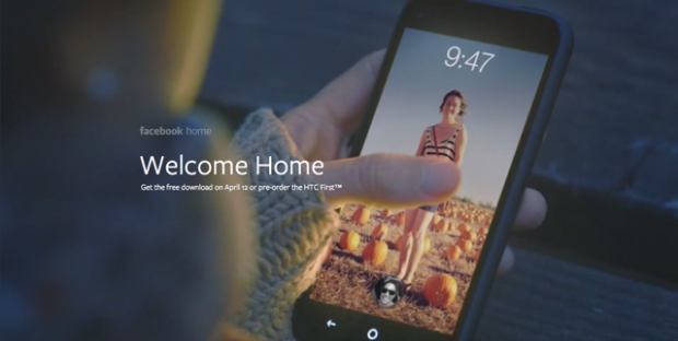 Facebook Home streaming