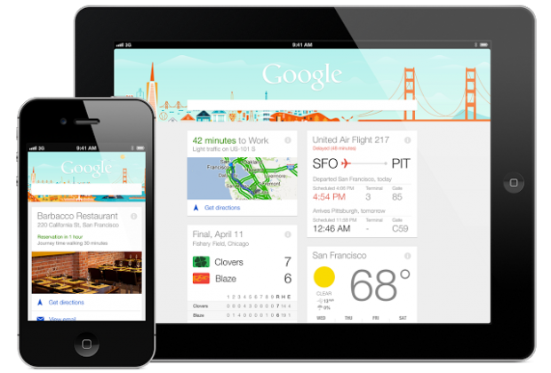 Google Now iPhone iPad