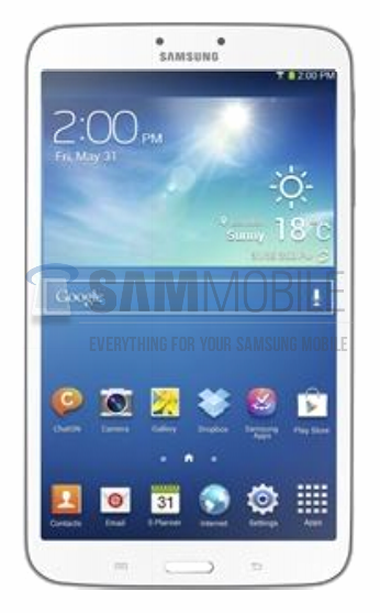 Samung Galaxy Tab 3 8.0 filtrado